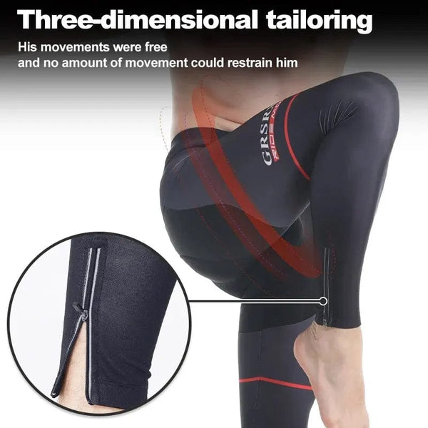 Planet Gates L / fleece model 1 GRSRXX Cycling Pants Fall Winter Fleece Thermal 5D GEL Padded Cycling Tights Men Cycling Bib Pants Windproof Bike Long Trousers