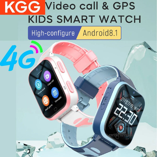 Planet Gates L / pink ROM 8GB Smart Watch 4G GPS WiFi Position Video Call Phone Sound Recording Children Smartwatch Kids Call Back Monitor Alarm Clock