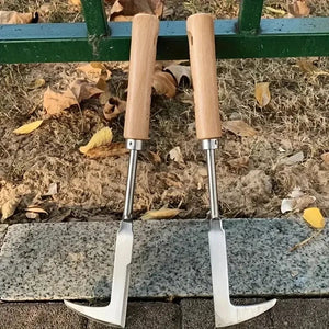 Planet Gates L-shaped Garden Weeding Tool Weeding Puller Manual Crack Weeder Weed Extractor Removal Agricultural Bonsai Supplies Hand Tool