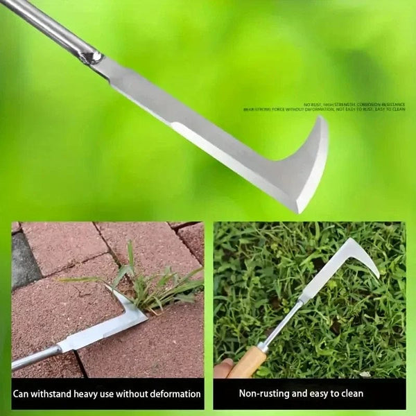 Planet Gates L-shaped Garden Weeding Tool Weeding Puller Manual Crack Weeder Weed Extractor Removal Agricultural Bonsai Supplies Hand Tool
