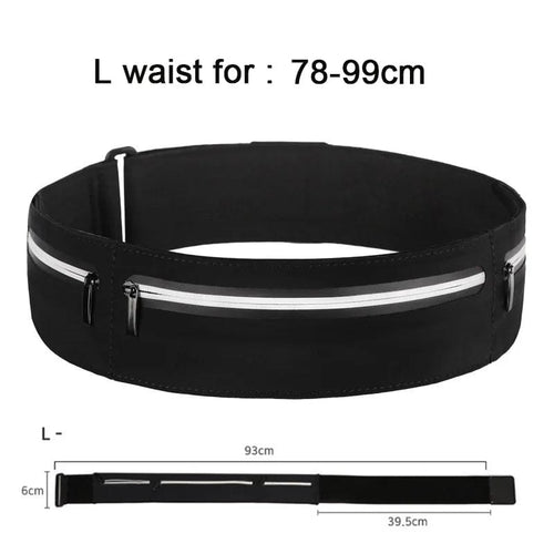 Planet Gates L waist 78-99cm CWIKLES Belt Bag Mobile Cell Phone Bag for Running Men Running Bag Women Sport Fanny Pack Waterproof Jogging Gym Waist Bag Run