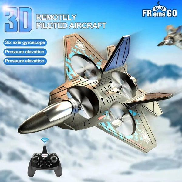 Planet Gates L0712 RC Plane 2.4G Remote Control Aircraft Gravity Sensing Helicopter Glider with Light EPP Foam Fighters for Boys Children