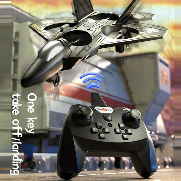 Planet Gates L0712 RC Plane 2.4G Remote Control Aircraft Gravity Sensing Helicopter Glider with Light EPP Foam Fighters for Boys Children