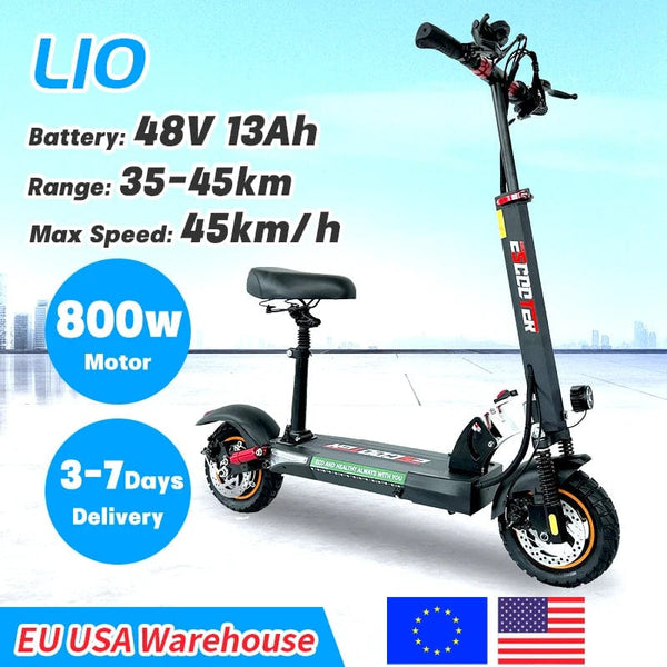 Planet Gates L10 / CHINA European US Warehouse Foldable 2 Wheel Portable Mobility Electric Scooter 800w For Adult
