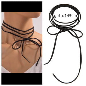 Planet Gates L1258 Diy Jewelry Goth Black Velvet 25mm Heart Pendant Choker Necklace for Women Weave Knotted Bowknot Adjustable Chain Jewelry