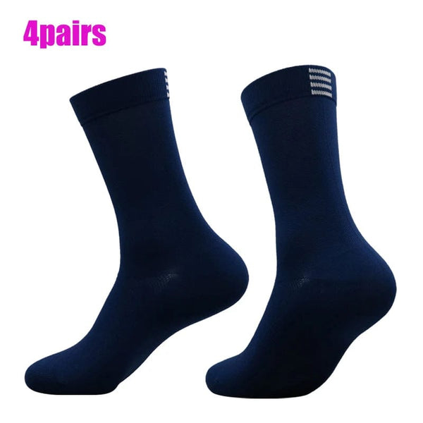 Planet Gates L14-4 pairs Professional Competition Cycling Socks Men Women Sport Riding Socks Mesh Basketball Badminton Racing Socks Calcetines Ciclismo