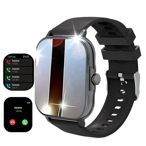 Planet Gates L21-Golden Smart Watch, Wireless Call/Dial, Multi Sport Mode, Multiple APP Reminders, Suitable for Every Friend, Compatible with IPhone/And