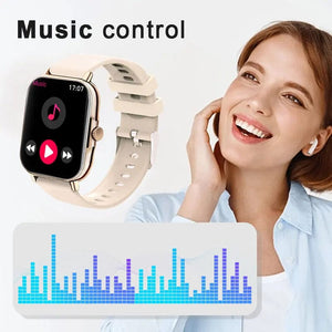 Planet Gates L21-Golden Smart Watch, Wireless Call/Dial, Multi Sport Mode, Multiple APP Reminders, Suitable for Every Friend, Compatible with IPhone/And