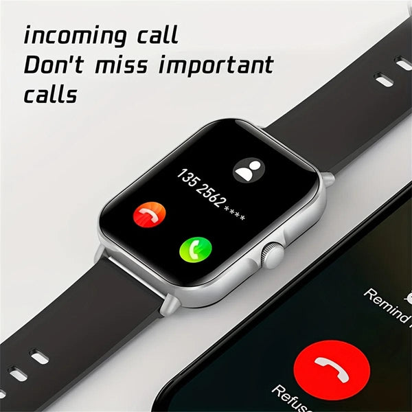 Planet Gates L21-Golden Smart Watch, Wireless Call/Dial, Multi Sport Mode, Multiple APP Reminders, Suitable for Every Friend, Compatible with IPhone/And