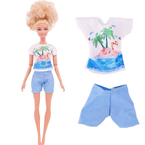 Planet Gates L445 / Excluding Dolls Doll Blue Clothes,Fashion Coat,Pants,Dress,Mermaid Clothing,Suitable 30Cm Bjd Doll And 11.5 Inch Dolls,Gift,Girl Doll Accesories