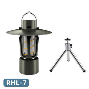 Planet Gates L7 army green 3000Mah Camping Ambient Mini Light Portable Ipx4 Waterproof Backpack Lighting Hanging Tent Lamp Outdoor Hiking Travel Lantern