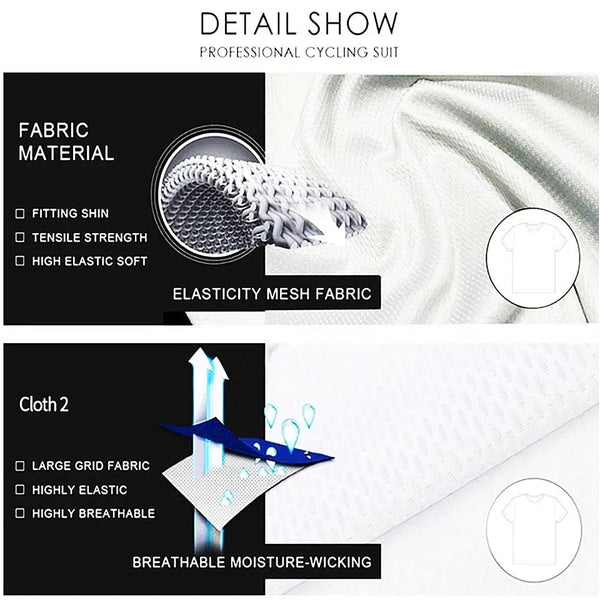 Planet Gates LA-23-X15H / XXL Tour De Giro D'ITALIA Cycling Jersey Set Men's Short Sleeve Mountain Uniform Ropa Ciclismo Cycling Maillot Cycling Clothing Suit