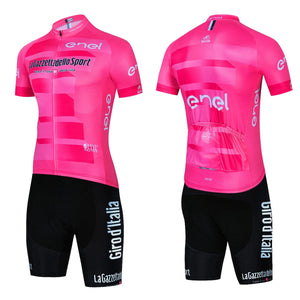 Planet Gates LA-23-X15H / XXL Tour De Giro D'ITALIA Cycling Jersey Set Men's Short Sleeve Mountain Uniform Ropa Ciclismo Cycling Maillot Cycling Clothing Suit