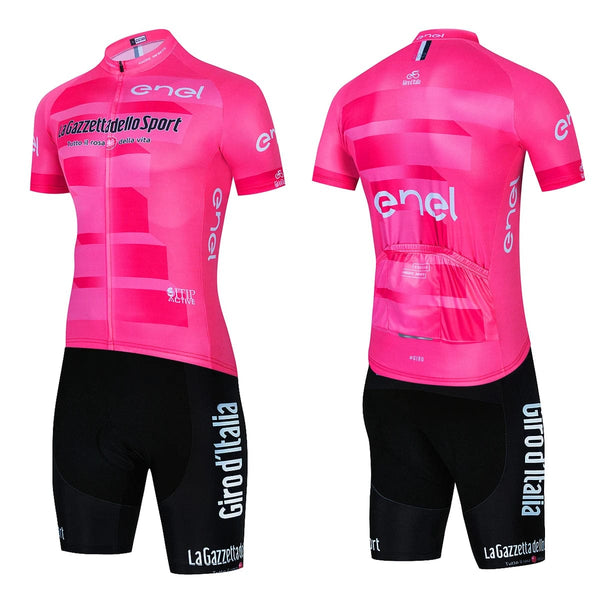 Planet Gates LA-23-X15H / XXL Tour De Giro D'ITALIA Cycling Jersey Set Men's Short Sleeve Mountain Uniform Ropa Ciclismo Cycling Maillot Cycling Clothing Suit