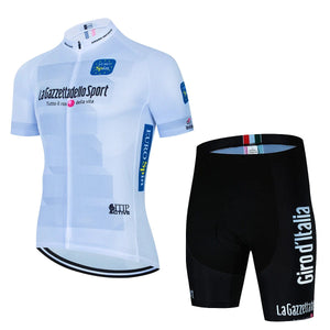Planet Gates LA-23-X15H / XXL Tour De Giro D'ITALIA Cycling Jersey Set Men's Short Sleeve Mountain Uniform Ropa Ciclismo Cycling Maillot Cycling Clothing Suit