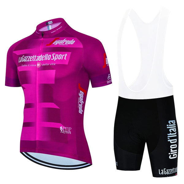 Planet Gates LA-23-X15H / XXL Tour De Giro D'ITALIA Cycling Jersey Set Men's Short Sleeve Mountain Uniform Ropa Ciclismo Cycling Maillot Cycling Clothing Suit
