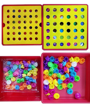 Planet Gates Ladybird Set L New Mushroom Nail DIY Cartoon Handmade Toys Children's Montessori Educational Toys Intelligent 3D Puzzle Game Jigsaw Board Gifts