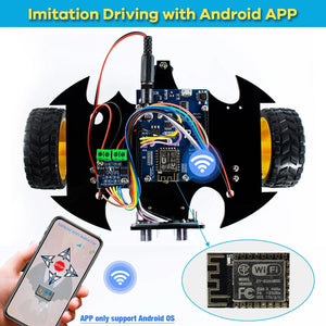 Planet Gates LAFVIN 2WD Smart Robot Car Chassis Kit for Arduino Project DIY Electronic Educational Automation Robot Car