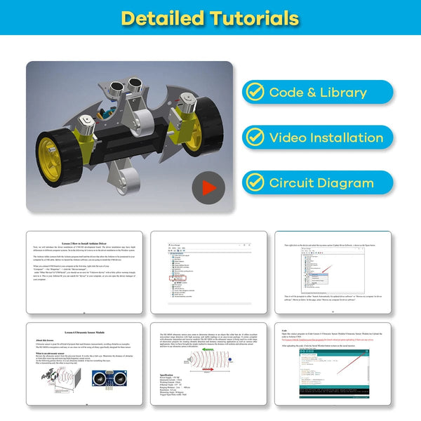 Planet Gates LAFVIN 2WD Smart Robot Car Chassis Kit for Arduino Project DIY Electronic Educational Automation Robot Car