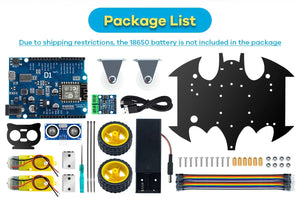 Planet Gates LAFVIN 2WD Smart Robot Car Chassis Kit for Arduino Project DIY Electronic Educational Automation Robot Car