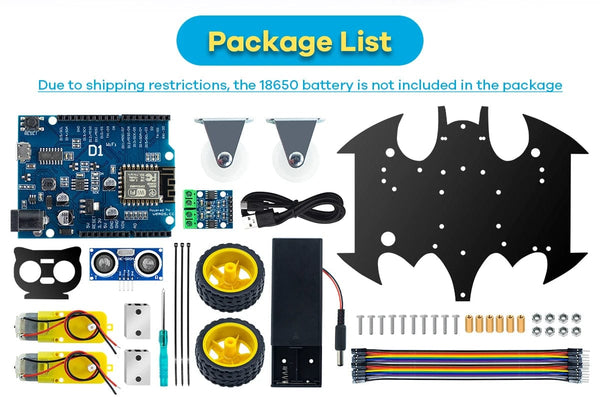 Planet Gates LAFVIN 2WD Smart Robot Car Chassis Kit for Arduino Project DIY Electronic Educational Automation Robot Car