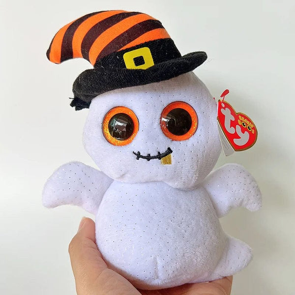 Planet Gates Lake Blue / 15cm Ty Beanie Nightcap White Ghost with Witches Cap Snowman Reaper 6" 15CM Plush Toy Children Christmas Animal Cartoon Doll Gift