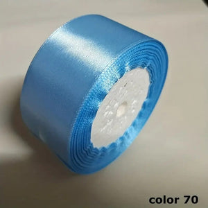 Planet Gates Lake Blue / Diameter 40mm 1 Roll, 22meters 4cm Silk Satin Ribbons Crafts Bow Handmade Gift Wrap Party Wedding Christmas Decorations, Ribbons For Bouquets, Craft Supplies, Fabric, Handmade Wedding Bouquets Material, Gift Packaging Materials,