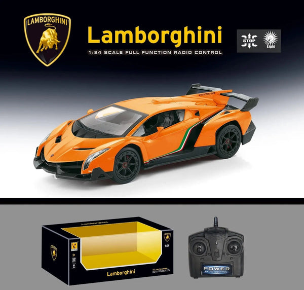 Planet Gates Lamborghini 1:16RC Genuine Authorization, Indoor and Outdoor Remote Control Car, Cool Lighting Model, CHILDREN'S Toy Gift Series