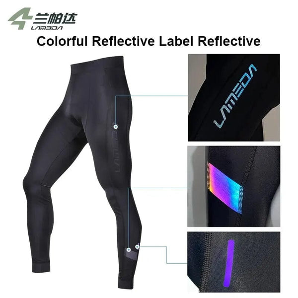 Planet Gates LAMEDA Cycling Pants Men PRO Bike Long Pants Cool Breathable Cycling Bib Pants Quick Dry Bike MTB Ride Tight Trousers