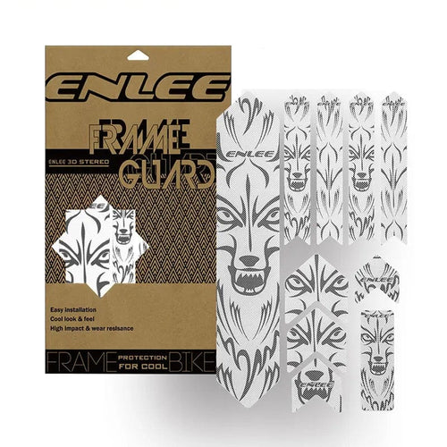 Planet Gates langtoukuan ENLEE The New Removeable Sticker Road Bicycle Paster Guard Cover 3D MTB Mountain Bike Scratch-Resistant Protect Frame Protector