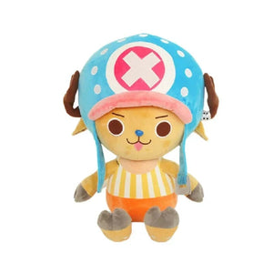 Planet Gates lanse qianba 2024 HoT 25cm One Piece Anime Figure Zoro Luffy Chopper Plush Toys Cute Cartoon Plushie Stuffed Dolls Pendant Kids Xmas Gifts