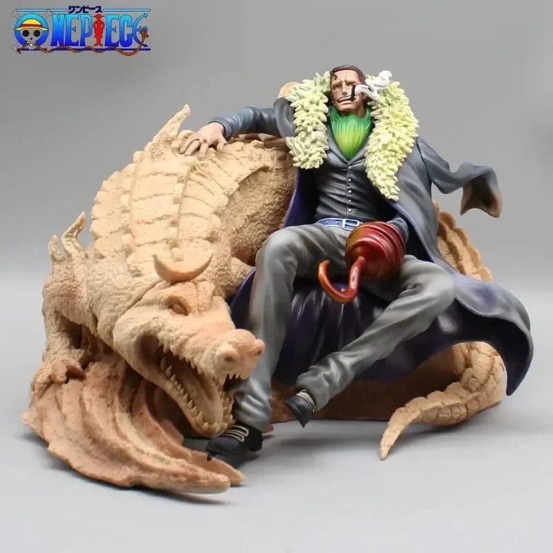 Planet Gates One Piece Bt Sitting Posture Laosha Gk Anime Figure Crocodile Shichibukai Sand Crocodile Figures Model Collectible Toy gifts