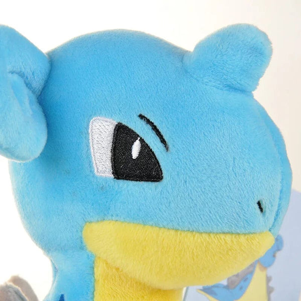 Planet Gates Lapras / 25cm l 9.8inch Kawaii Pokemon Lapras Stuffed Toys Cartoon Cute Water Sprit Plush Dolls Throw Pillow Birthday Gift  For Kids Friends Boys