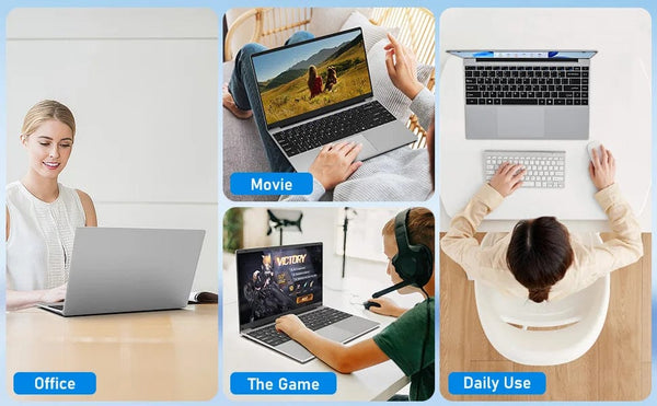 Planet Gates Laptops Portable i9 Notebook Windows 11 14.1" Laptop Computer PC Gamer Intel Core i9 8950HK Office Study Gaming Laptops