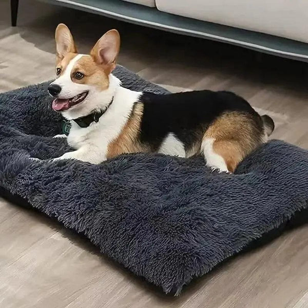 Planet Gates Large Dog Bed Washable Plush Pet Bed Anti Anxiety Warm Dog Cushion Sleeping Mat Comfoetable Pet Mats for Small Medium Large Dogs