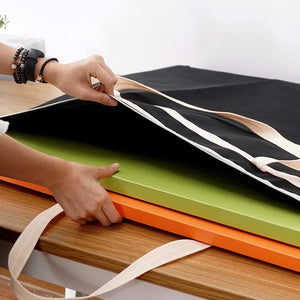 Planet Gates Large File Bag A1 Paper Organizer Drawings Document Bag Black A1 Zipper Pouch A2 Document Storage Art Portfolio Bag