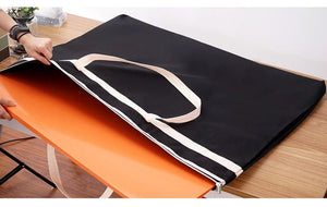 Planet Gates Large File Bag A1 Paper Organizer Drawings Document Bag Black A1 Zipper Pouch A2 Document Storage Art Portfolio Bag