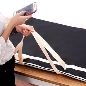 Planet Gates Large File Bag A1 Paper Organizer Drawings Document Bag Black A1 Zipper Pouch A2 Document Storage Art Portfolio Bag