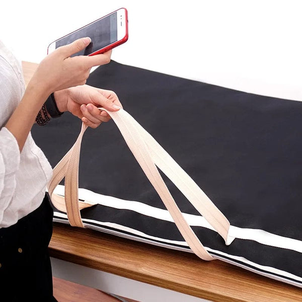 Planet Gates Large File Bag A1 Paper Organizer Drawings Document Bag Black A1 Zipper Pouch A2 Document Storage Art Portfolio Bag