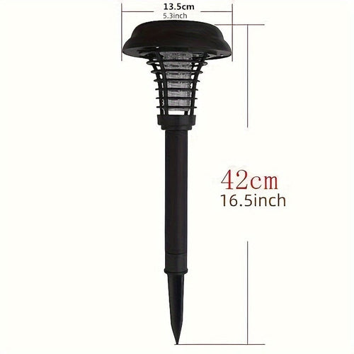 Planet Gates Large Mosquito Killer Lamp 1pcs 1/2pcs, Outdoor Solar Mosquito Repellent Lamp, Solar Lawn Lamp, Park Lawn, Courtyard Road, Insect Repellent And Mosquito Repellent