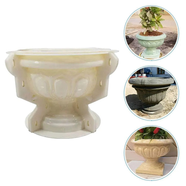 Planet Gates Large Pot Molds Mold Cement Flower Concrete Mould Plastic Planter Making Bonsai Moulds Pots Urn Hexagonal Vase Resin Soap