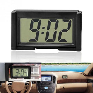 Planet Gates Large Screen Home Digital Display Car Clock Paste Electronic Mini Car Electronic Clock Automotive Supplies Simple Type