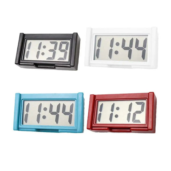 Planet Gates Large Screen Home Digital Display Car Clock Paste Electronic Mini Car Electronic Clock Automotive Supplies Simple Type