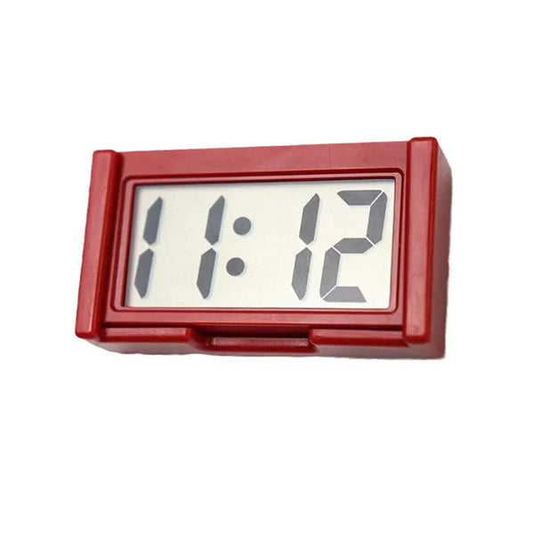 Planet Gates Large Screen Home Digital Display Car Clock Paste Electronic Mini Car Electronic Clock Automotive Supplies Simple Type