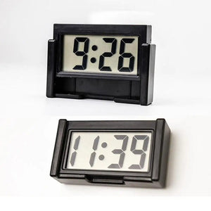 Planet Gates Large Screen Home Digital Display Car Clock Paste Electronic Mini Car Electronic Clock Automotive Supplies Simple Type