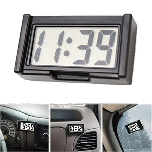 Planet Gates Large Screen Home Digital Display Car Clock Paste Electronic Mini Car Electronic Clock Automotive Supplies Simple Type