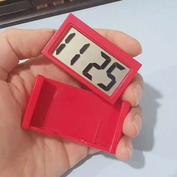 Planet Gates Large Screen Home Digital Display Car Clock Paste Electronic Mini Car Electronic Clock Automotive Supplies Simple Type