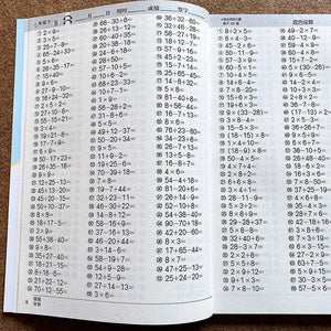 Planet Gates Large size 96 pages Large Size 96 Pages/set Addition Subtraction Kids Early Education Exercise Books for Mathematics Children Practice Math Notebook