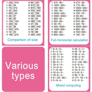 Planet Gates Large size 96 pages Large Size 96 Pages/set Addition Subtraction Kids Early Education Exercise Books for Mathematics Children Practice Math Notebook