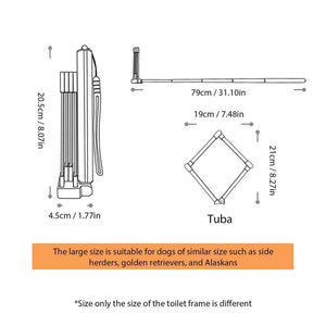 Planet Gates large size / CHINA Pet Dog Long Handle Pet Pooper Scooper Foldable Dog Pee Catcher Urine Stick multifunctional Dog Poop Catcher Waste Cleaning Tool